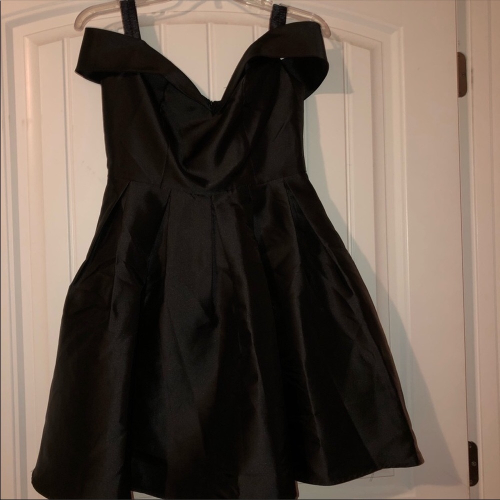 Black homecoming/casual dress